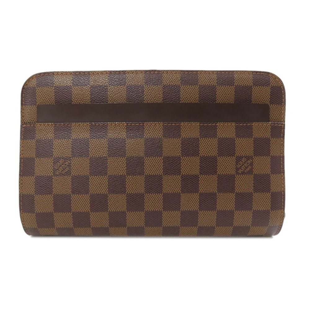 LOUIS VUITTON Brown Damier Canvas Clutch Bag - Picture 11 of 11